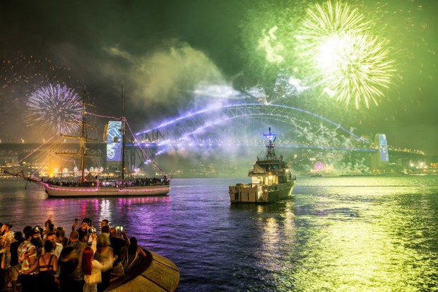 Pháo hoa mừng năm mới 2023 bừng sáng Sydney - Úc - Ảnh 4.