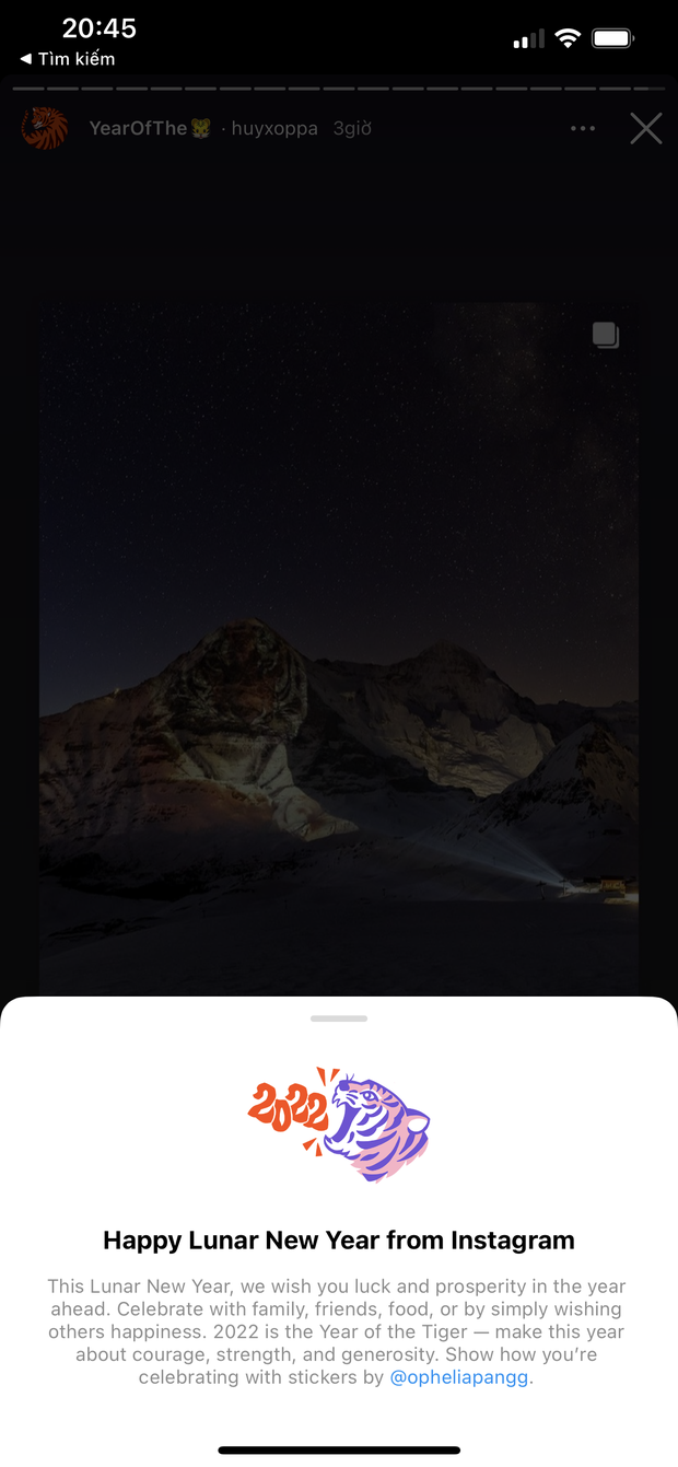 Instagram tung bản cập nhật story mới mang tên Tết Nhâm Dần, người dùng vô cùng thích thú - Ảnh 2.