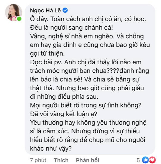 Vợ NS Công Lý lên tiếng làm rõ về phát ngôn chồng bị bạn bè từ chối cho vay tiền chữa bệnh - Ảnh 6.