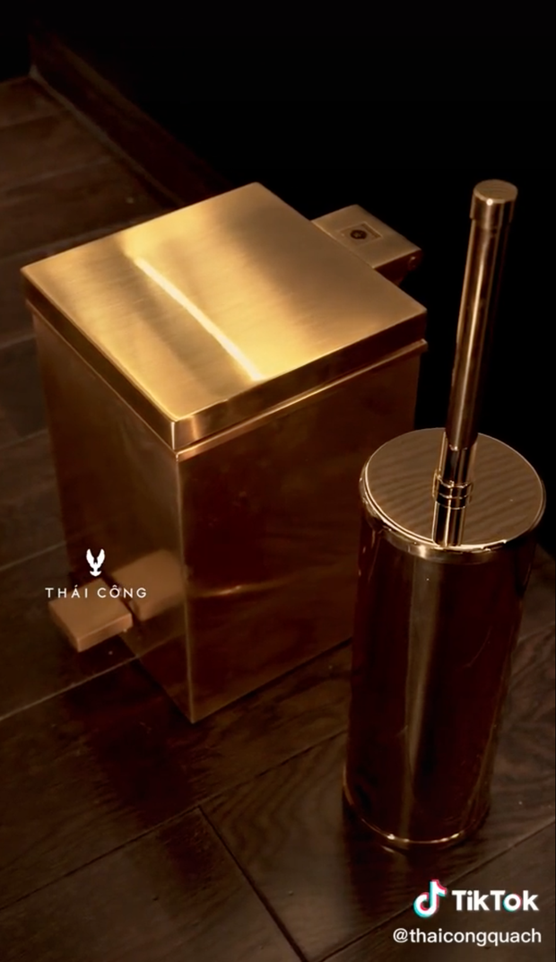 Thái Công khoe chổi cọ bồn cầu 8 triệu, thùng rác nhà vệ sinh 35 triệu: Nghe mà sang chấn tâm lý - Ảnh 2. Thái Công khoe chổi cọ bồn cầu 8 triệu, thùng rác nhà vệ sinh 35 triệu: Nghe mà sang chấn tâm lý - Ảnh 2.