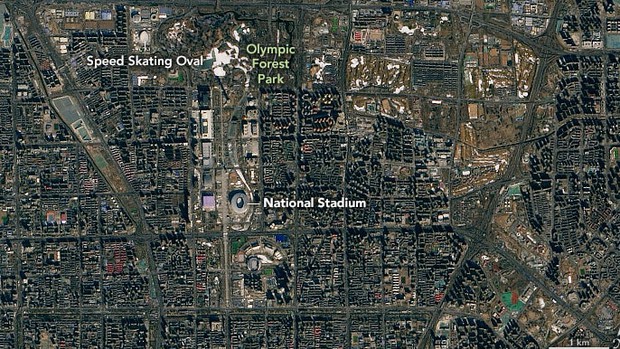 NASA công bố hình ảnh đáng buồn về kỳ Olympic mùa đông dùng tuyết nhân tạo, VĐV tham dự có thể mất mạng - Ảnh 2. NASA công bố hình ảnh đáng buồn về kỳ Olympic mùa đông dùng tuyết nhân tạo, VĐV tham dự có thể mất mạng - Ảnh 2.