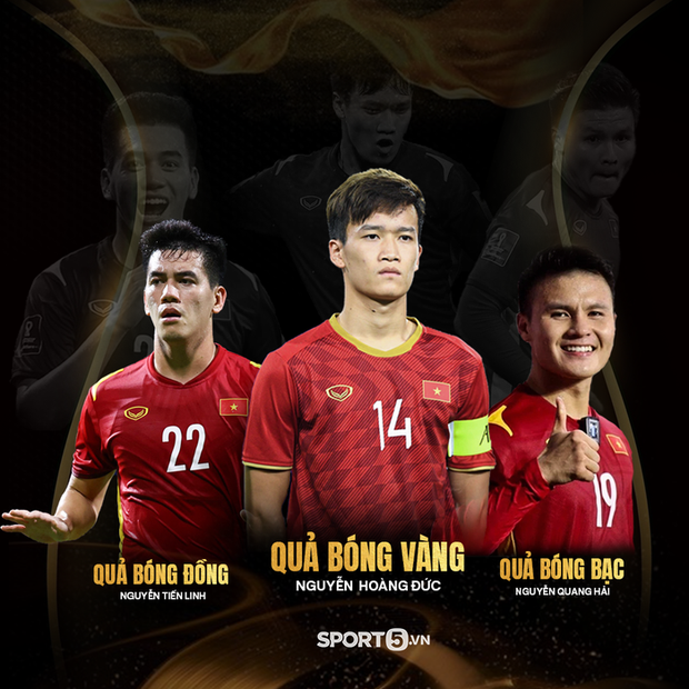 Hoàng Đức giành danh hiệu Quả bóng vàng 2021, Quang Hải về nhì - Ảnh 2.