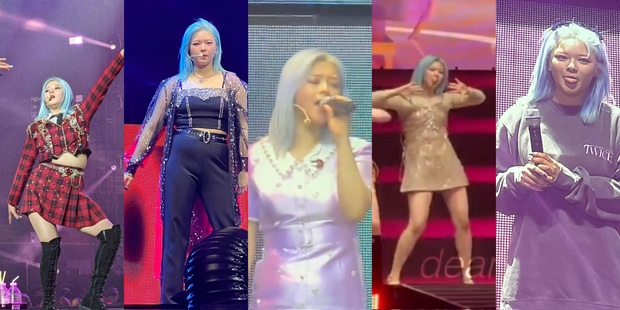 Jeongyeon tham gia concert cùng TWICE sau khi trị bệnh, tự tin biểu diễn nhưng nhìn đội hình nhóm mới hiểu vì sao idol sống chết giảm cân? - Ảnh 3. Jeongyeon tham gia concert cùng TWICE sau khi trị bệnh, tự tin biểu diễn nhưng nhìn đội hình nhóm mới hiểu vì sao idol sống chết giảm cân? - Ảnh 3.