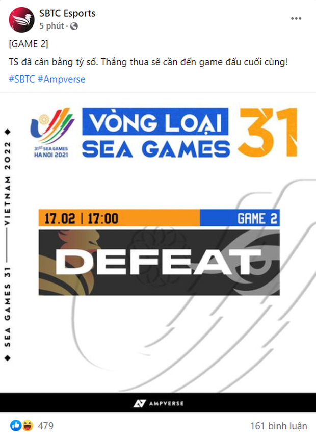 Có hành động đi vào lòng đất, SBTC Esports chính thức bị xử phạt tại vòng loại SEA Games 31 - Ảnh 1.