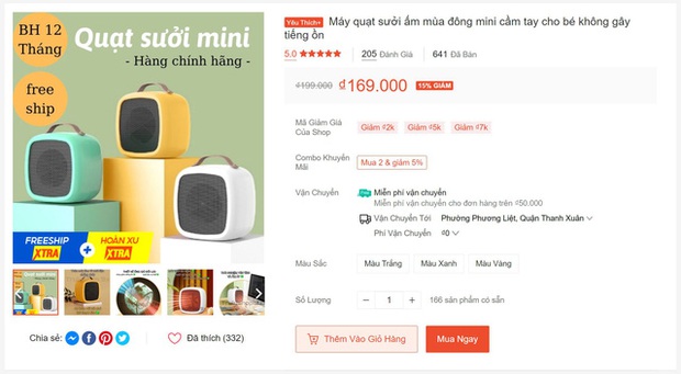 Dùng thử máy sưởi mini giá 169k xem có cứu cánh hội dân văn phòng như tưởng tượng  - Ảnh 2.