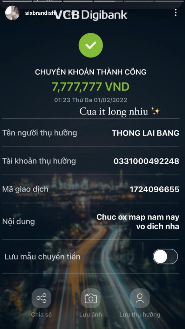 Tình bể bình ngày Tết: Lai Bâng tặng bạn bạn gái skin Liên Quân, Trang Six cũng lì xì ox map số tiền đẹp! - Ảnh 2. Tình bể bình ngày Tết: Lai Bâng tặng bạn bạn gái skin Liên Quân, Trang Six cũng lì xì ox map số tiền đẹp! - Ảnh 2.
