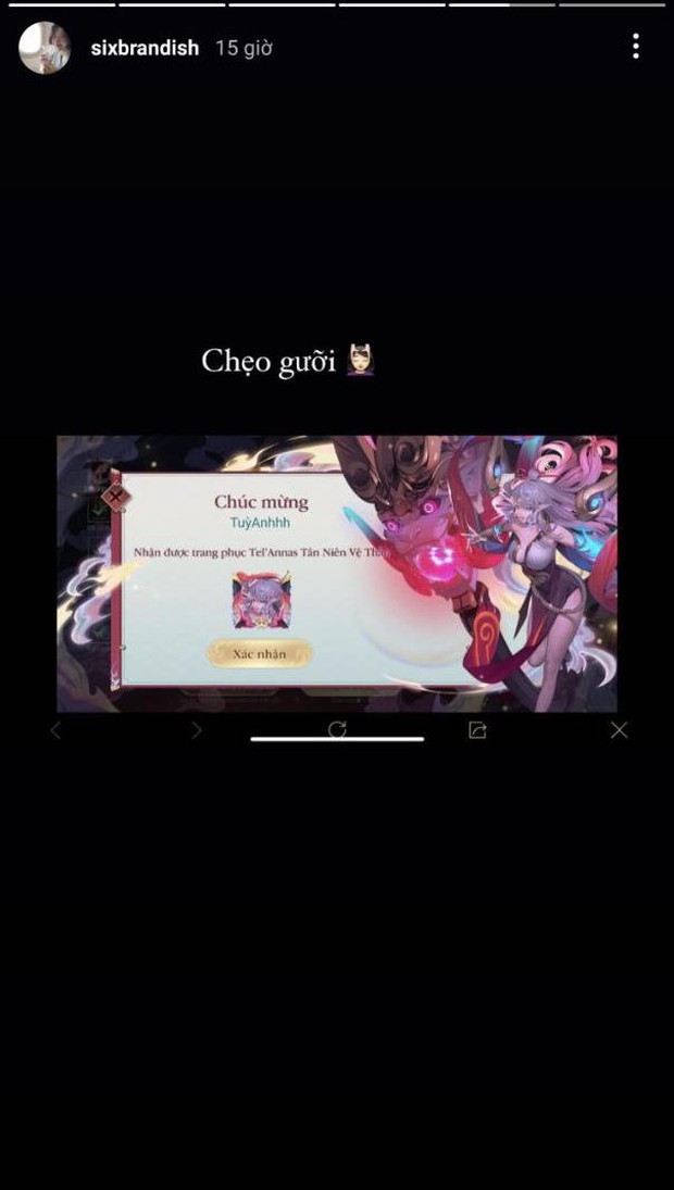 Tình bể bình ngày Tết: Lai Bâng tặng bạn bạn gái skin Liên Quân, Trang Six cũng lì xì ox map số tiền đẹp! - Ảnh 3. Tình bể bình ngày Tết: Lai Bâng tặng bạn bạn gái skin Liên Quân, Trang Six cũng lì xì ox map số tiền đẹp! - Ảnh 3.