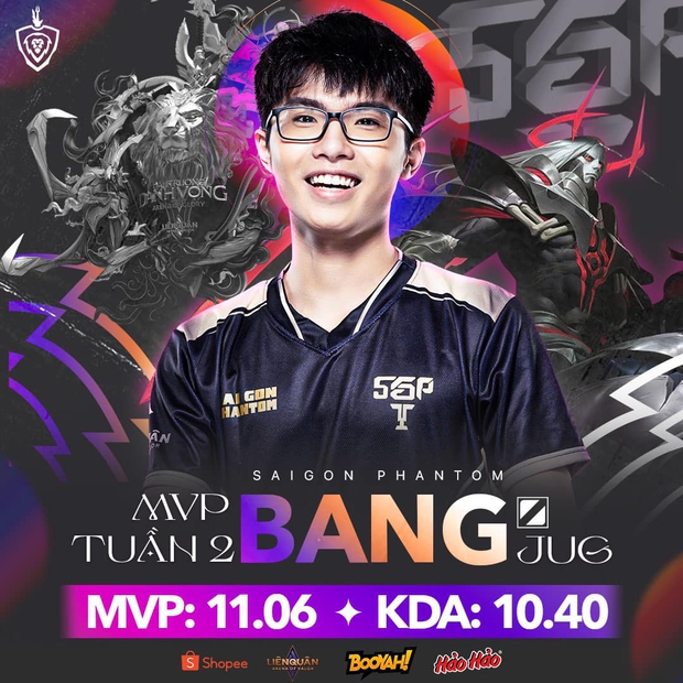 Lai Bâng bị mang tiếng bú win, chơi game nhờ may mắn dù ẵm trọn MVP tuần của ĐTDV - Ảnh 1.