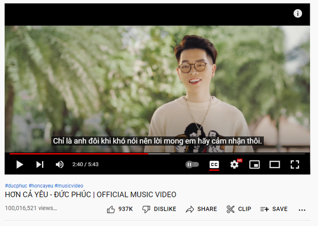 Ngày Đầu Tiên vẫn đang hot trên mọi mặt trận, Đức Phúc có thêm 1 MV cán mốc 100 triệu view ! - Ảnh 1.