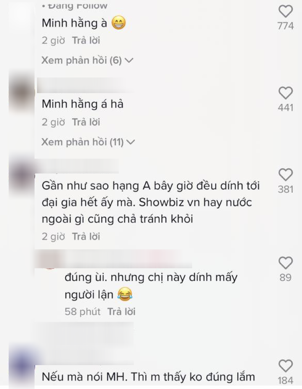 Tài khoản Tik Tok bóc phốt nữ diễn viên nhờ đại gia chống lưng, bắt cá 2 tay, netizen gọi tên Minh Hằng - Ảnh 2.