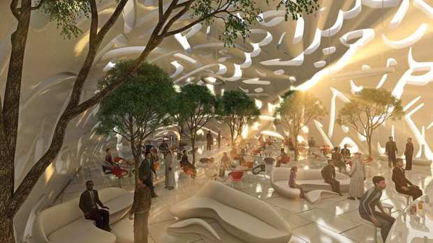 Dubai chơi lớn xây Bảo tàng có hình dáng kỳ lạ nhất thế giới, bên trong hiện đại như phim viễn tưởng - Ảnh 5.