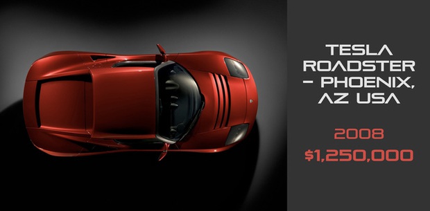 Tesla Roadster đời đầu được bán với giá kỷ lục hơn 250.000 USD - Ảnh 3.
