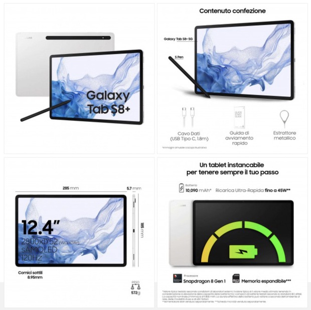 Galaxy Tab S8 Ultra với tai thỏ lộ ảnh thực tế trước ngày ra mắt  - Ảnh 1.
