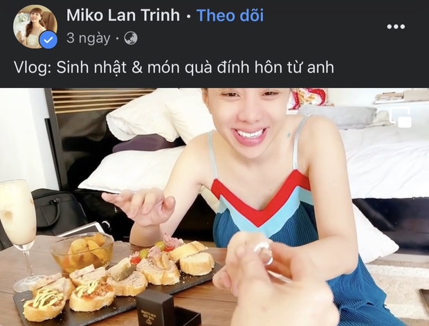 Miko Lan Trinh được bạn trai chuyển giới cầu hôn, nhìn cảm xúc của đàng gái mà ai cũng vui lây - Ảnh 2.