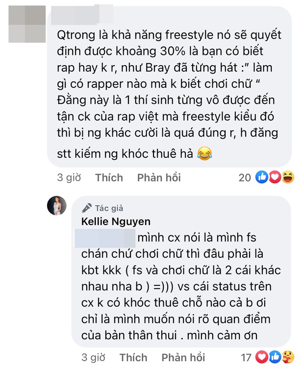 Thí sinh gây tranh cãi nhất Rap Việt lên tiếng sau loạt clip freestyle thảm hoạ: Muốn kết hợp với 1 rapper và mong netizen không còn khóc huhu - Ảnh 5. Thí sinh gây tranh cãi nhất Rap Việt lên tiếng sau loạt clip freestyle thảm hoạ: Muốn kết hợp với 1 rapper và mong netizen không còn khóc huhu - Ảnh 5.