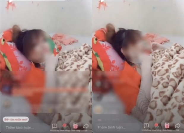 Phản cảm tột độ cặp đôi diễn như đang làm chuyện 18+ ngay trên sóng livestream - Ảnh 1. Phản cảm tột độ cặp đôi diễn như đang làm chuyện 18+ ngay trên sóng livestream - Ảnh 1.