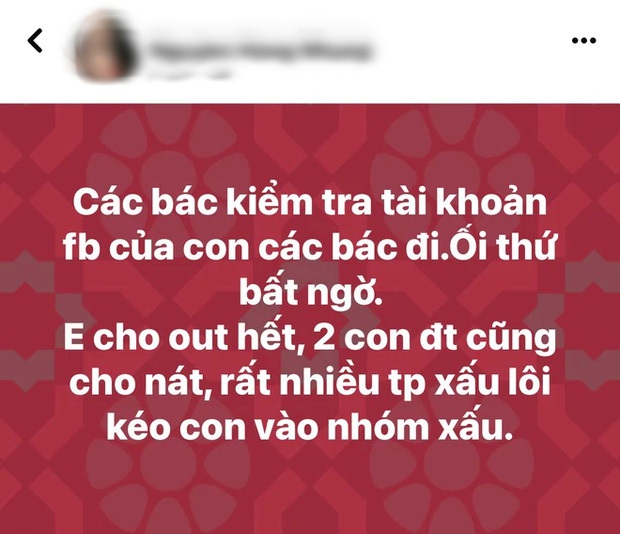 Netizen đồng loạt phản đối chuyện vợ Xuân Bắc ném điện thoại, công khai toàn bộ nội dung nhạy cảm trong Facebook của con - Ảnh 2.