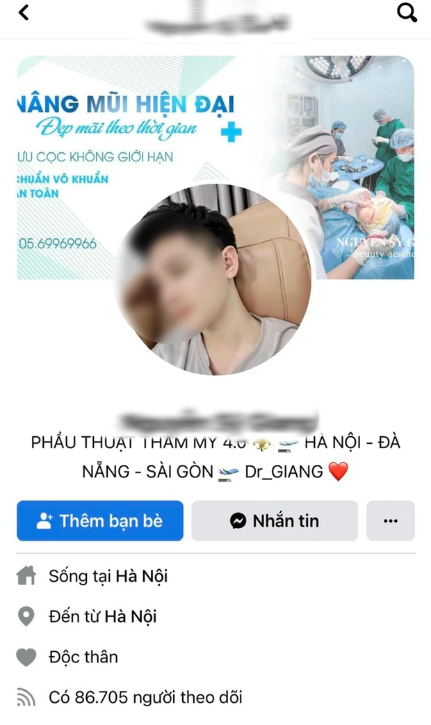 Tiết lộ về Nguyễn Sỹ Giang trong vụ việc cô gái 22 tuổi PTTM tử vong: Mạo danh bác sỹ, tự xưng bậc thầy nâng mũi để câu khách - Ảnh 1.