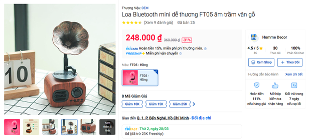 Chốt đơn ngay nhiều mẫu loa Bluetooth siêu xinh đúng chuẩn ngon - bổ - rẻ đang được sale tới 50% - Ảnh 9.