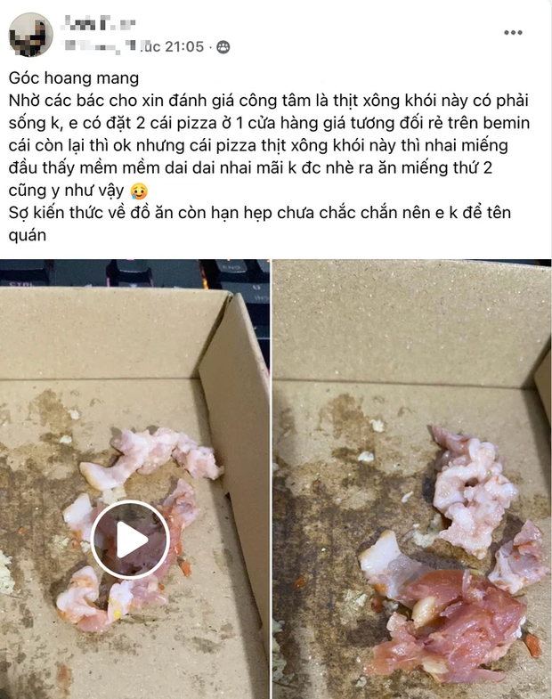 Mua pizza về ăn, thanh niên mở ra liền thấy 1 thứ khiến anh sợ đến run người: Bà con cho hỏi đây là thứ gì? - Ảnh 1. Mua pizza về ăn, thanh niên mở ra liền thấy 1 thứ khiến anh sợ đến run người: Bà con cho hỏi đây là thứ gì? - Ảnh 1.