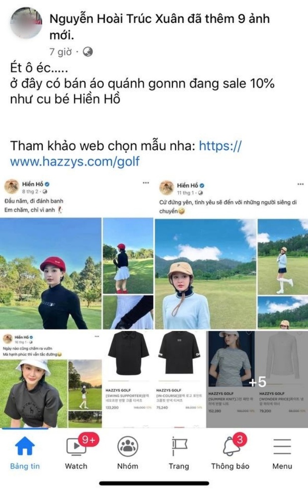 Hien Ho, open Facebook to see how the golf shirt merchants are happy here, the family races to receive orders very quickly - Photo 2.