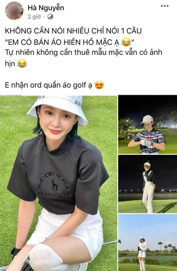 Hien Ho, please open Facebook to see the golf shirt merchants are happy here, the family is racing to receive orders very quickly - Photo 1.