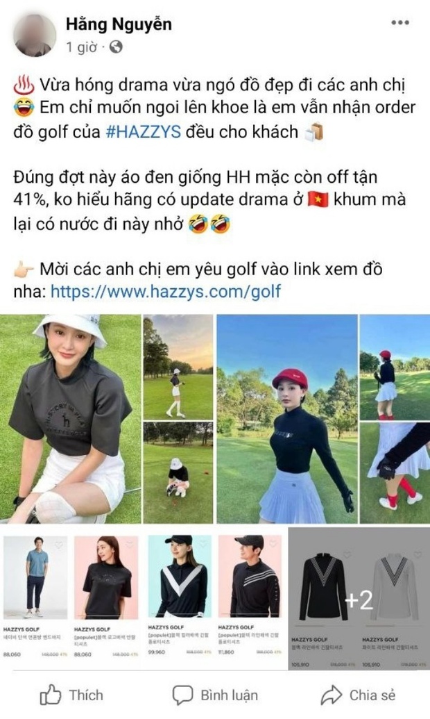 Hien Ho, open Facebook to see the golf shirt merchants are happy here, the family is racing to receive orders very quickly - Photo 4.