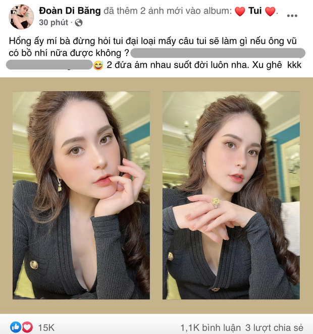 Đoàn Di Băng sẽ làm gì nếu chồng có bồ nhí mà bị phán “đời không nói trước được gì đâu”? - Ảnh 2. Đoàn Di Băng sẽ làm gì nếu chồng có bồ nhí mà bị phán “đời không nói trước được gì đâu”? - Ảnh 2.