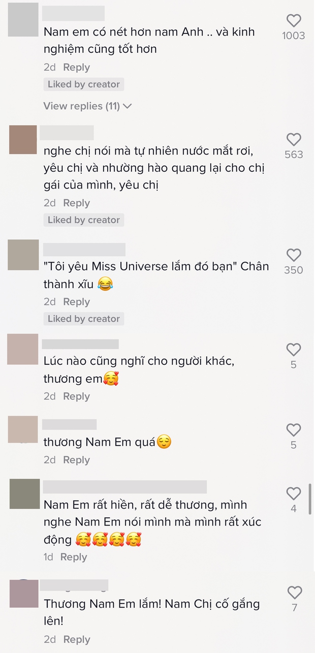 Nam Em khiến netizen muốn rớt nước mắt vì điều nhắn nhủ tới Nam Anh tại Miss Universe Vietnam 2022 - Ảnh 4.