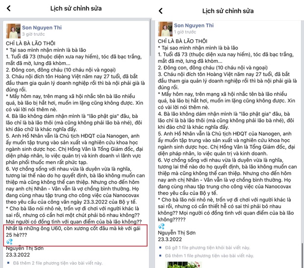 Lão phật gia nhà Sơn Kim bất ngờ xóa nội dung: Nhất là những ông U60, còn xương cốt đâu mà kè với gái 25? - Ảnh 3.