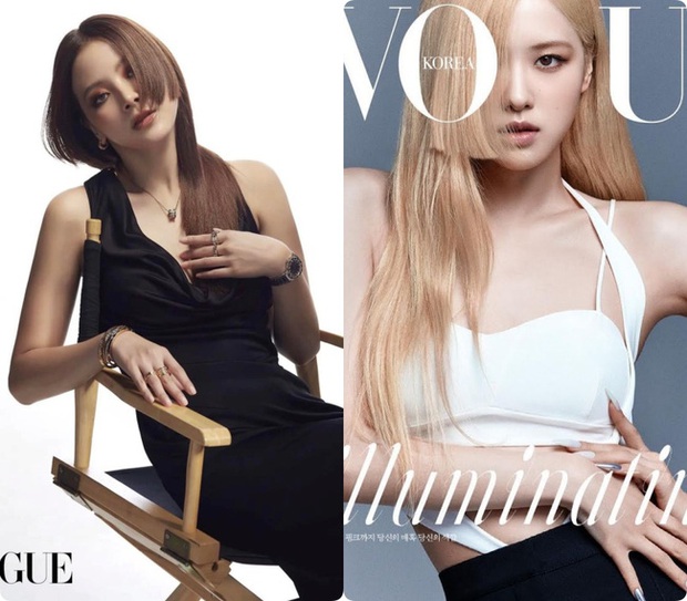 Nữ chính Chiếc Lá Cuốn Bay: Chọn kiểu tóc của Rosé (BLACKPINK) nhưng mắt trợn trừng như vô hồn trên tạp chí Vogue - Ảnh 7. Nữ chính Chiếc Lá Cuốn Bay: Chọn kiểu tóc của Rosé (BLACKPINK) nhưng mắt trợn trừng như vô hồn trên tạp chí Vogue - Ảnh 7.