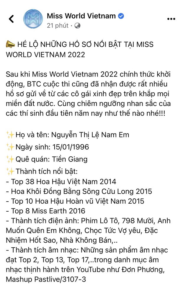 Không phải Miss Universe, Nam Em xác nhận tham dự đấu trường sắc đẹp này? - Ảnh 4. Không phải Miss Universe, Nam Em xác nhận tham dự đấu trường sắc đẹp này? - Ảnh 4.
