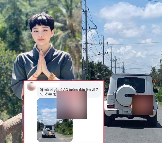 Netizen bắt gặp xế hộp của Hiền Hồ di chuyển lên núi An Giang? - Ảnh 2. Netizen bắt gặp xế hộp của Hiền Hồ di chuyển lên núi An Giang? - Ảnh 2.