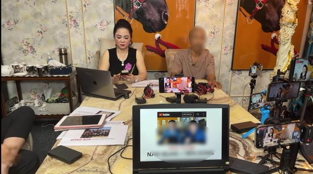 Đội ngũ hậu cần giúp sức cho bà Nguyễn Phương Hằng livestream bị công an mời làm việc - Ảnh 1.