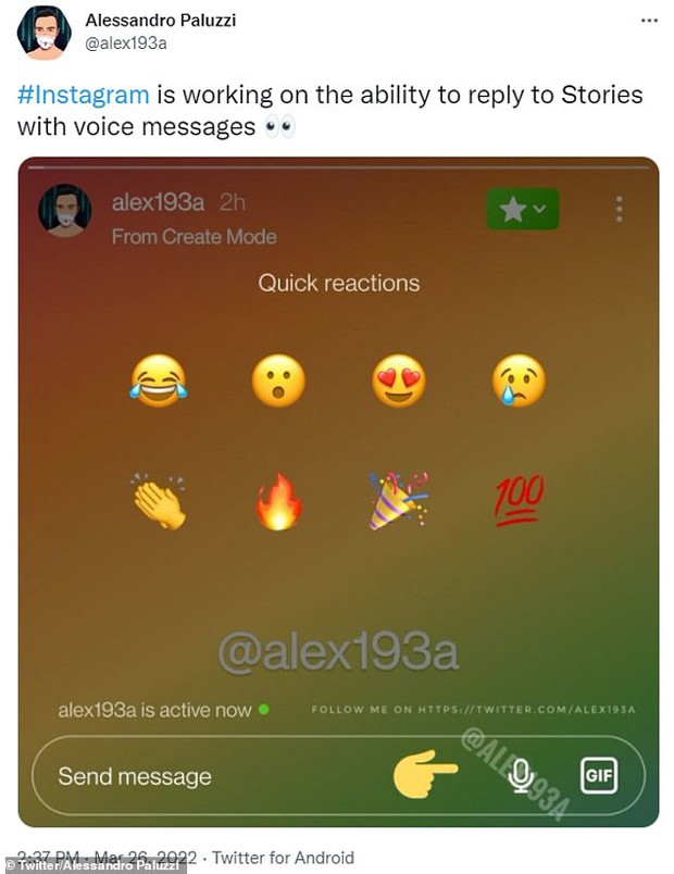 Instagram sắp ra mắt tính năng reply Story đỉnh chóp, thế này thì không cần tán crush cũng tự đổ - Ảnh 2.