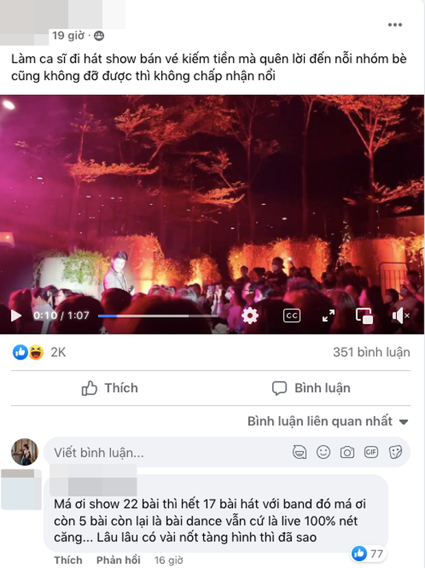 Noo Phuoc Thinh was criticized for forgetting lyrics, depending on fans even though he lived nearly 30 songs to the point of breathing oxygen: Are netizens too strict?  - Photo 5.