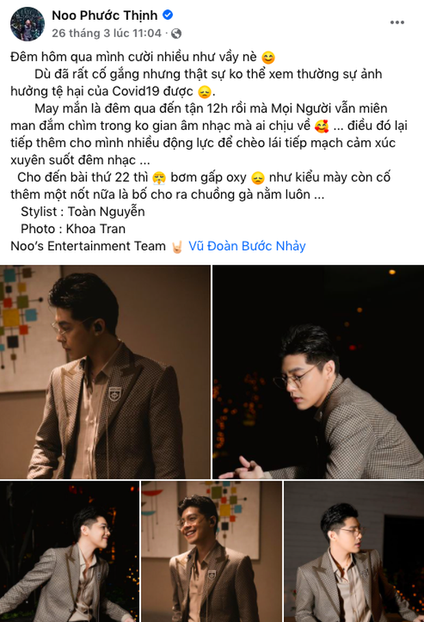 Noo Phuoc Thinh was criticized for forgetting lyrics, depending on fans even though he lived nearly 30 songs to the point of breathing oxygen: Are netizens too strict?  - Photo 4.