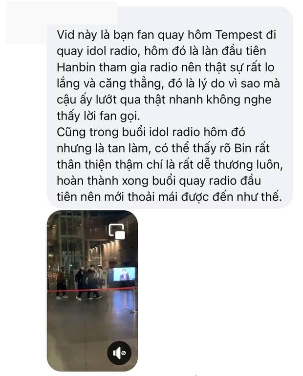 Vừa vướng ồn ào vô lễ với tiền bối, Hanbin lại dính nghi vấn ngó lơ fan Việt? - Ảnh 5. Vừa vướng ồn ào vô lễ với tiền bối, Hanbin lại dính nghi vấn ngó lơ fan Việt? - Ảnh 5.