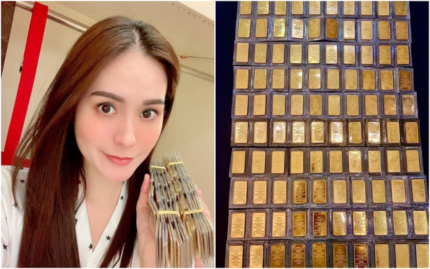 Giá vàng vừa tăng vọt, Đoàn Di Băng cầm 2 cọc vàng buộc dây thun lên mạng làm ngay một việc - Ảnh 2. Giá vàng vừa tăng vọt, Đoàn Di Băng cầm 2 cọc vàng buộc dây thun lên mạng làm ngay một việc - Ảnh 2.