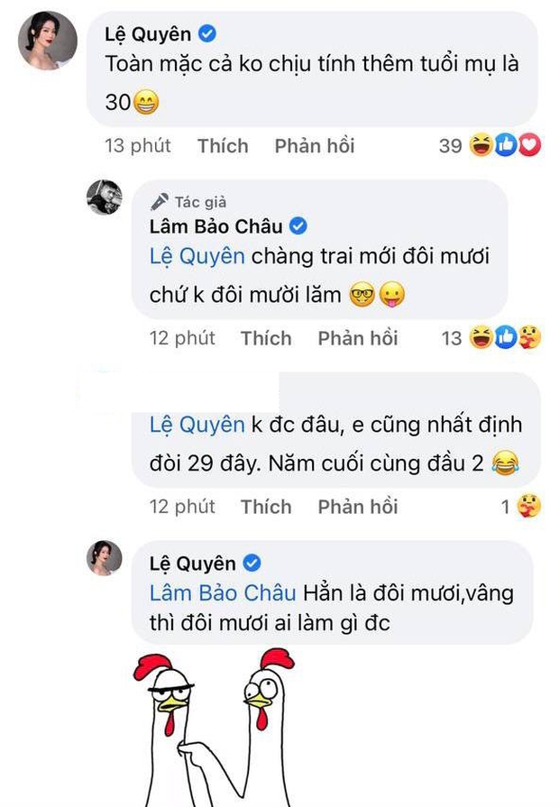 Lệ Quyên bóc Lâm Bảo Châu không chịu tính tuổi mụ thành đôi mười lăm, đàng trai liền chốt câu trả treo ngay! - Ảnh 3.