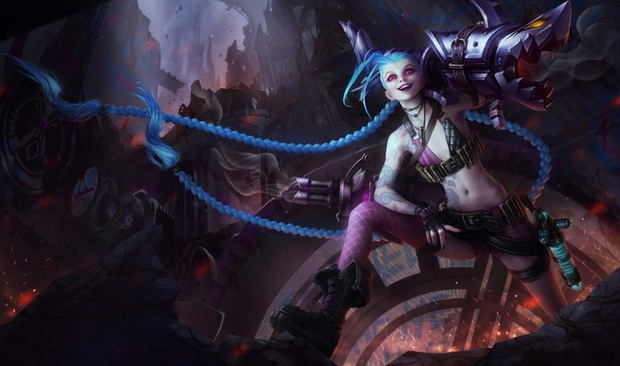 Unknowingly having the same name as Jinx, the female gamer caused a stir and was praised for being sexier than the real female general - Photo 1.