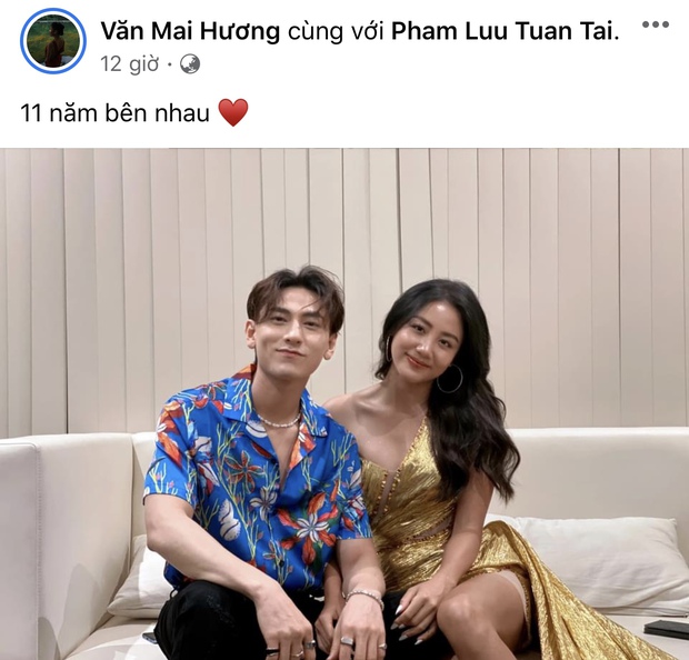 Văn Mai Hương công khai tình tứ bên bạn trai 11 năm, là ai mà dân tình ngỡ ngàng? - Ảnh 2.