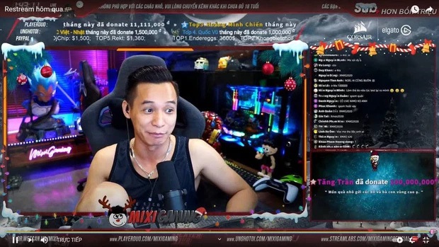 Streamer is truly the king of all professions, looking at hot streamers receiving huge donations is shocked!  - Photo 1.