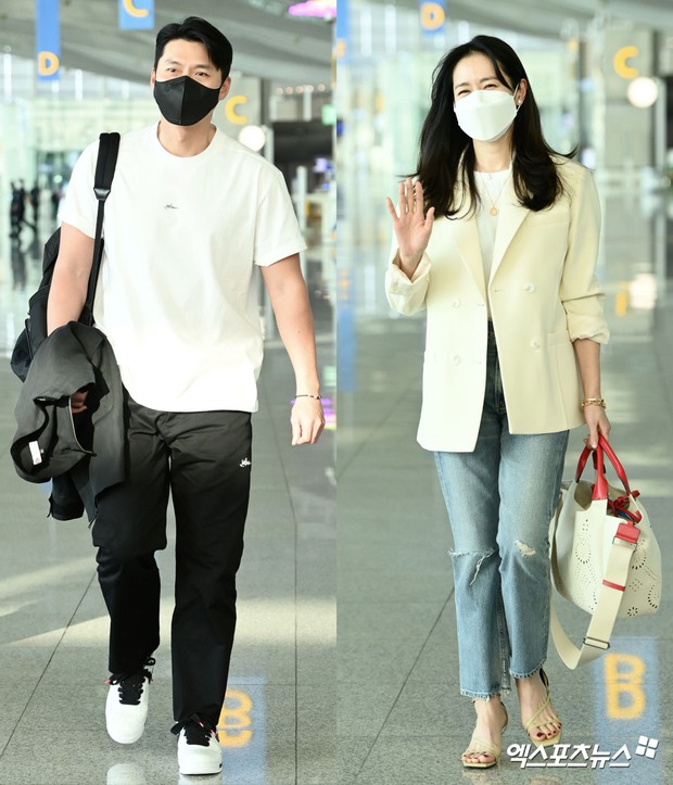 Jennie (BLACKPINK) landed at the airport to the US: For the first time showing off her fiery orange hair, going on the same trip with Hyun Bin - Son Ye Jin?  - Photo 8.