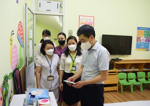 Photo: Kindergartens in Hanoi prepare children to go back to school THIS WEEK - Photo 12.