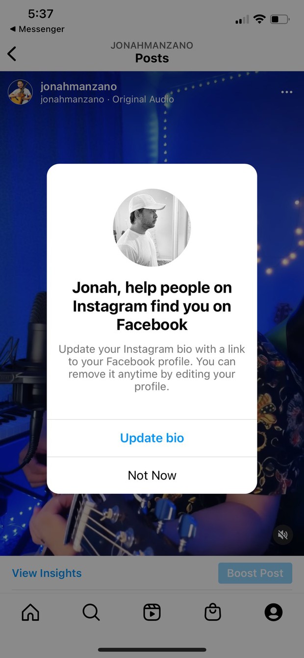 Không chỉ gộp chung tin nhắn, Instagram ra mắt tính năng mới muốn đồng hoá luôn Facebook - Ảnh 2.