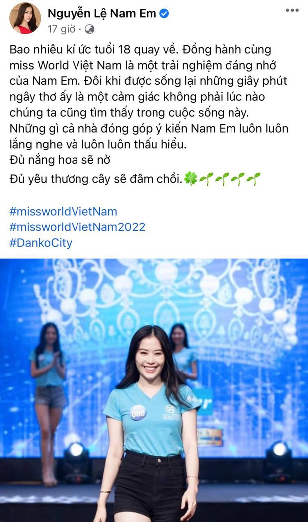 Chỉ xuất hiện 3 giây trong clip dàn thí sinh Miss World Vietnam 2022 khoe dáng, Nam Em gây chú ý vì dáng ngồi độc lạ - Ảnh 6.