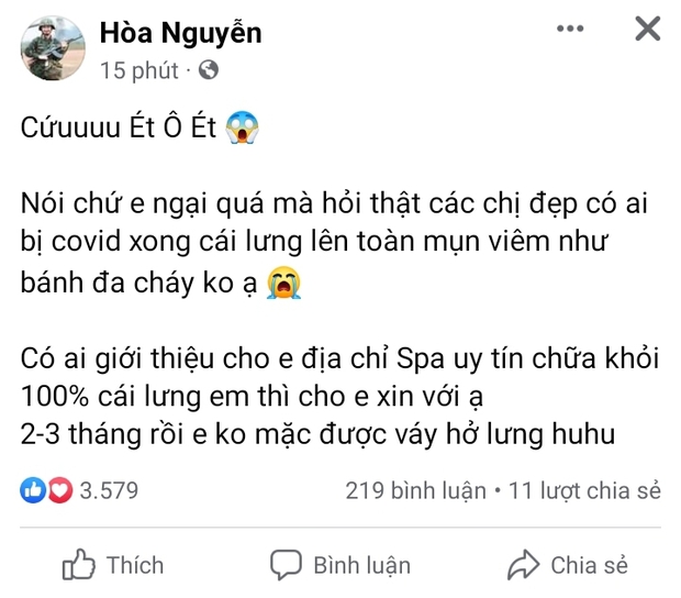 Hòa Minzy kêu cứu ét o ét hậu Covid-19, vấn đề nghiêm trọng ra sao mà khiến nữ ca sĩ không dám mặc bikini? - Ảnh 2.