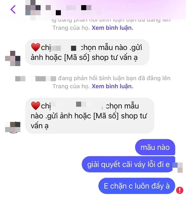 Thượng đế bị lừa khi mua hàng online: Ảnh mẫu thiên thần - hàng về tay như mớ giẻ lau, cay nhất là bị chủ shop block Facebook - Ảnh 5.