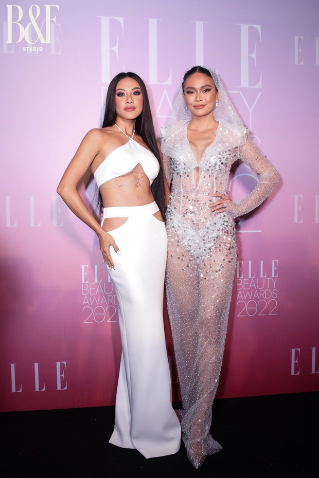 The team crossed the street to check the beauty of the stars going to the event: Luong Thuy Linh showed off her tight body, how did Kim Duyen's waist weigh after she pressed it?  - Photo 6.